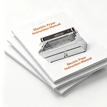 OEM branded user manual customization for commercial fryer products